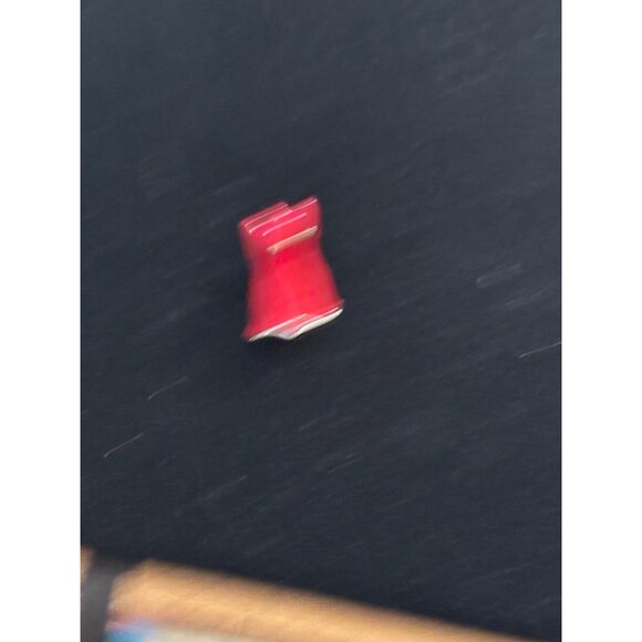 Red Dress Enamel Charm With Heart Accent- Go Red Campaign - Picture 3 of 9